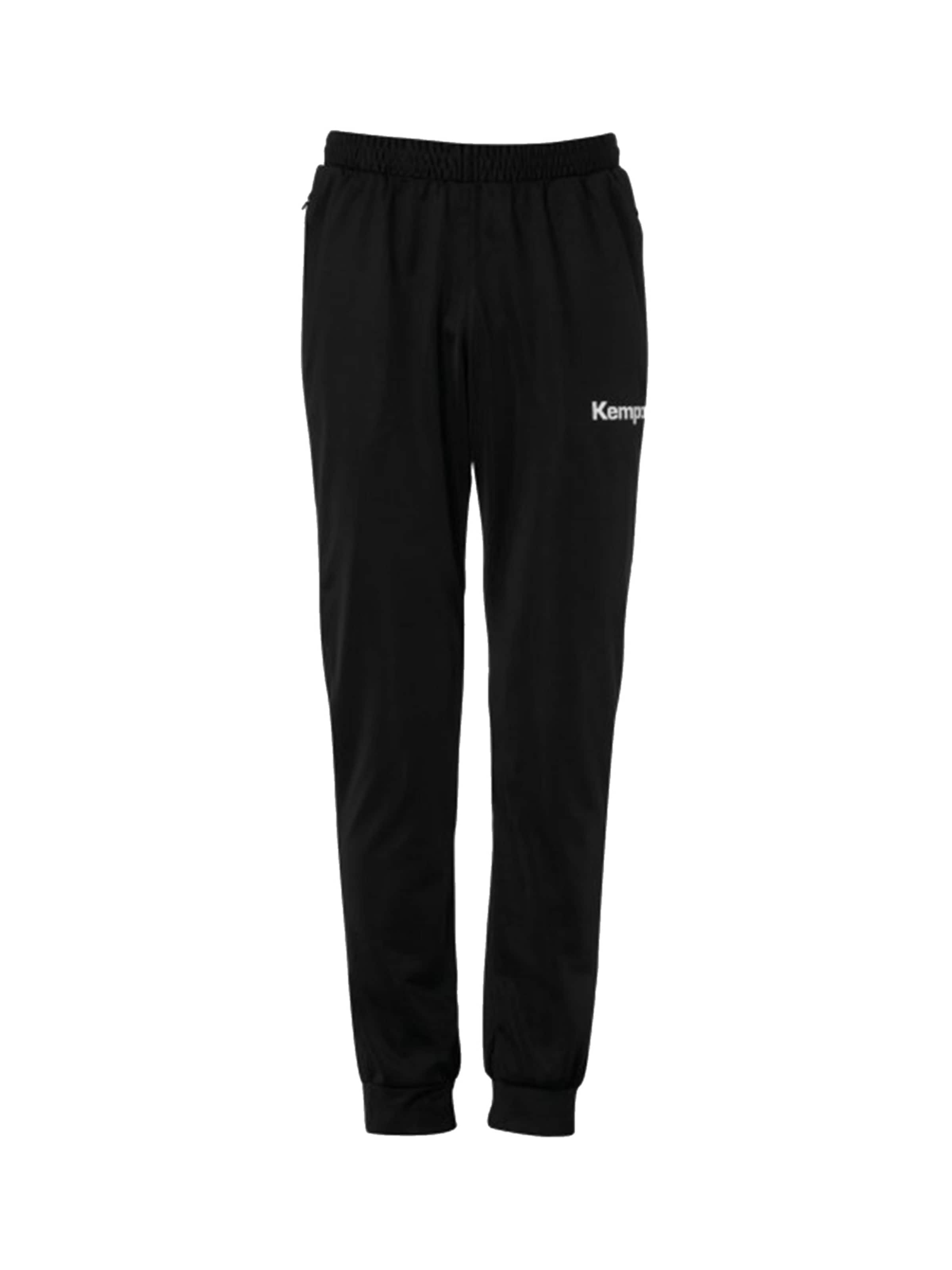 KEMPA Tapered Sporthose in Schwarz: Vorderseite