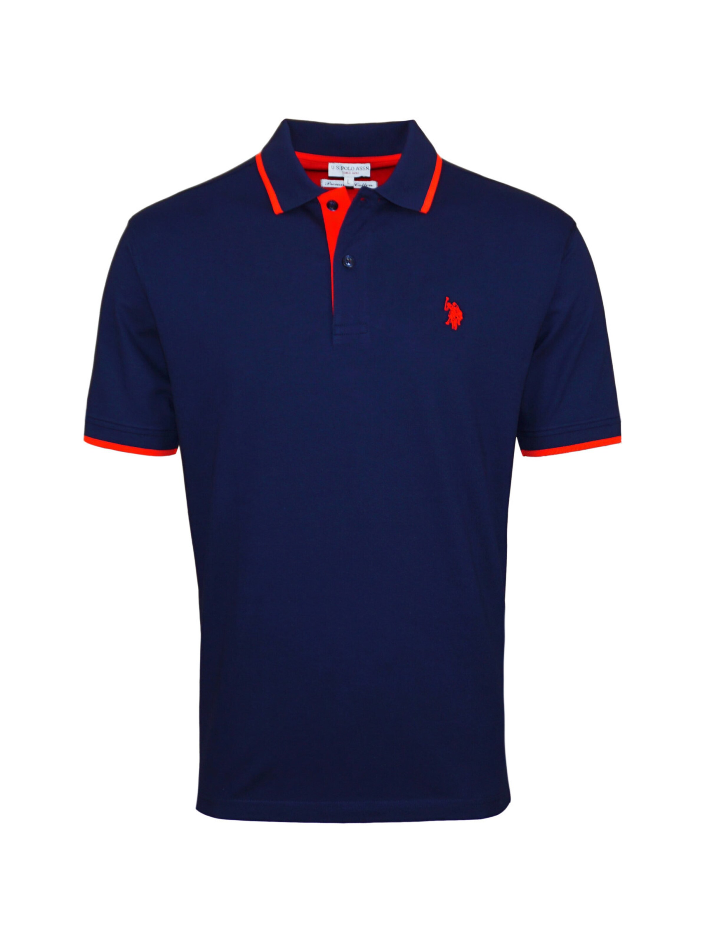 T-Shirt U.S. POLO ASSN. en bleu : devant