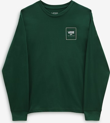 VANS - Camiseta en verde: frente