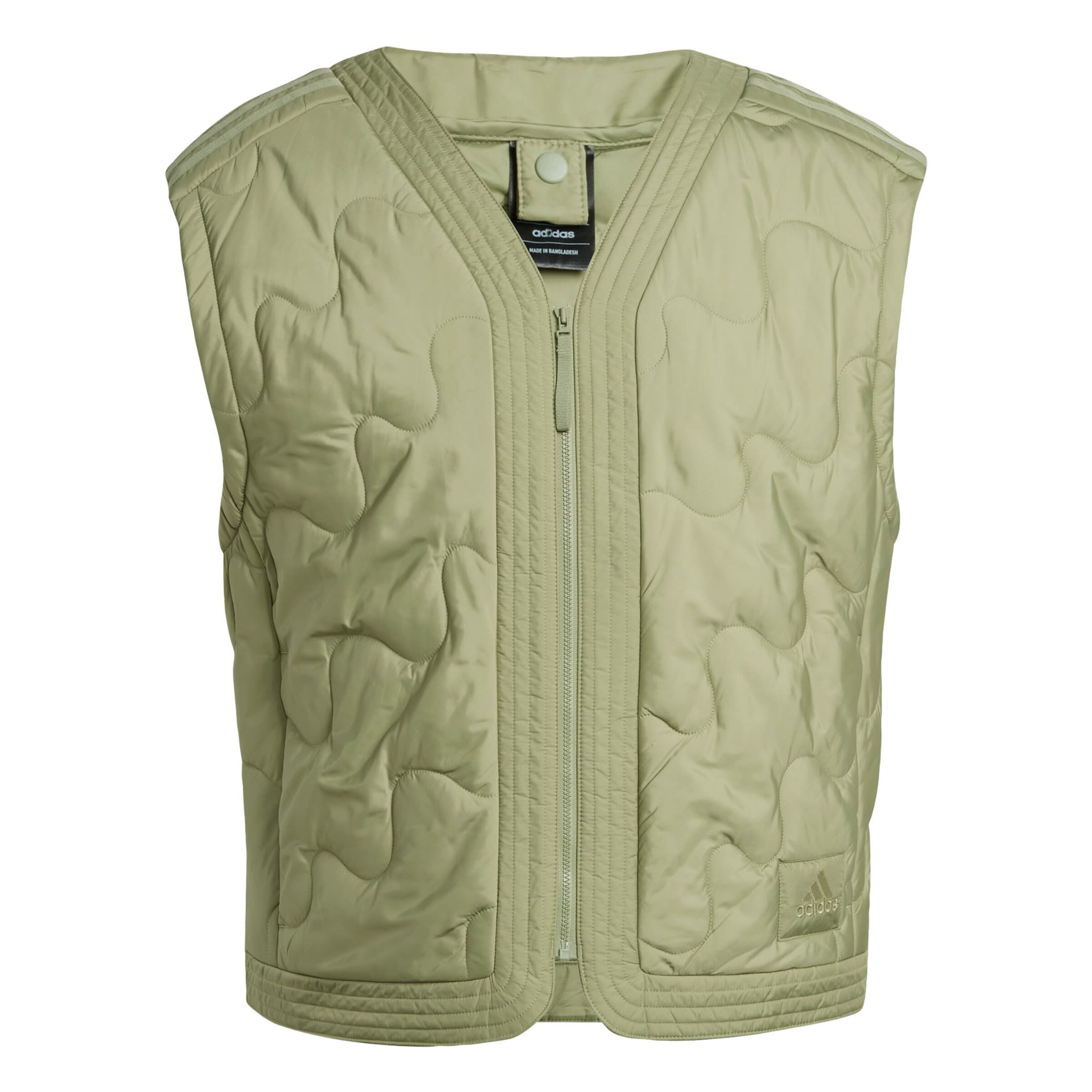 Gilet sportivo 'Nuganic' di ADIDAS SPORTSWEAR in verde: frontale
