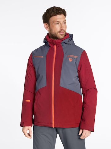 ZIENER Athletic Jacket 'TAFAR' in Red: front