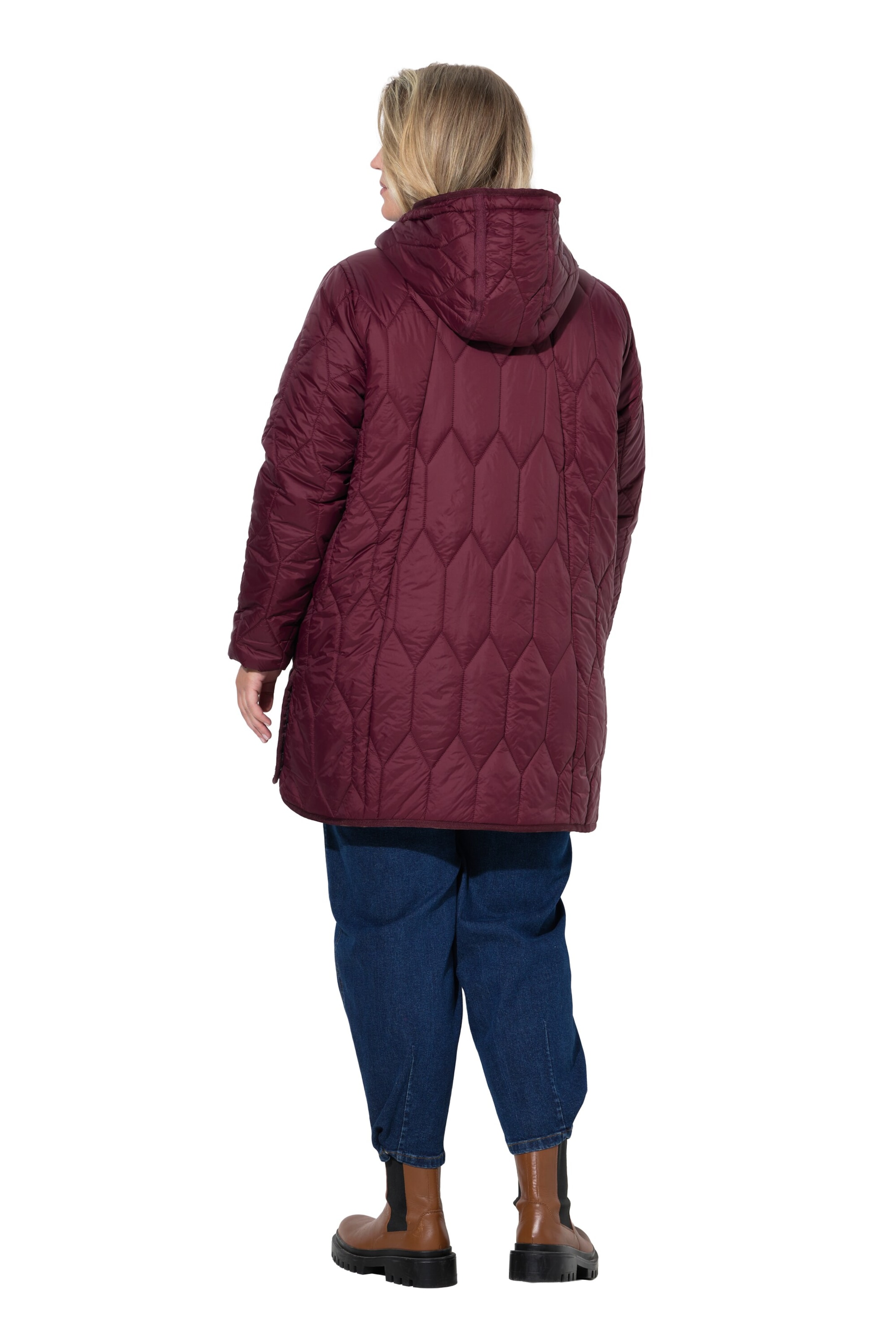 Ulla Popken Übergangsjacke in Lila