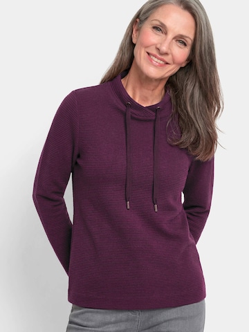 Sweat-shirt Goldner en violet : devant