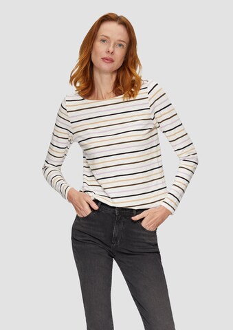 T-shirt s.Oliver en beige : devant