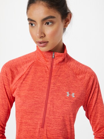 UNDER ARMOUR Funktionsbluse i rød