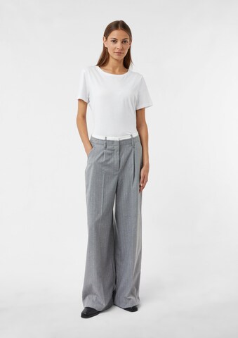 Regular Pantalon COMMA en gris