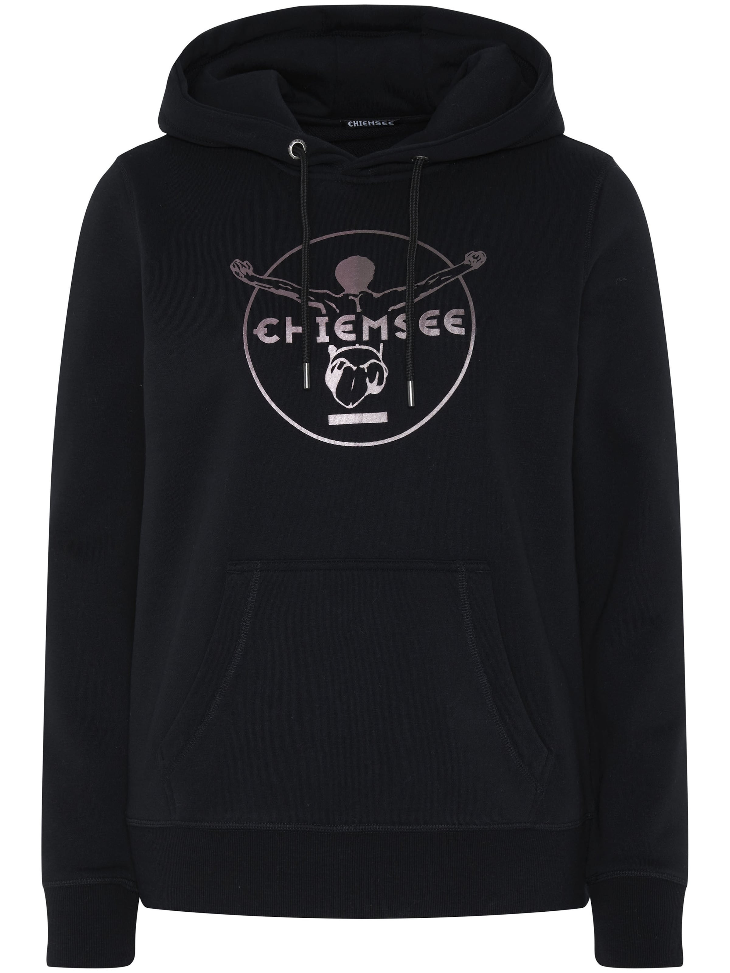 CHIEMSEE Sweatshirt in Black: front
