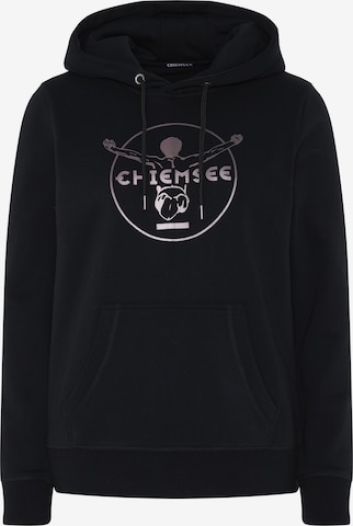 CHIEMSEE Sweatshirt in Schwarz: predná strana