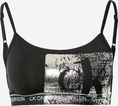 Calvin Klein Underwear Soutien-gorge en noir / argent, Vue avec produit