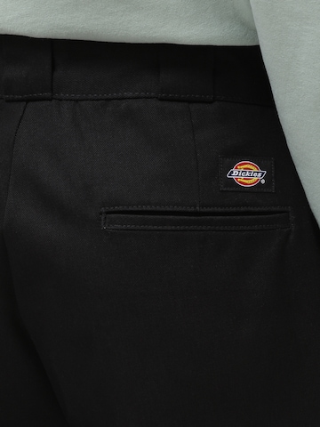 DICKIES Regular Suorat housut '874 Cropped' värissä musta