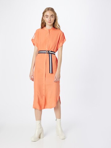 Lauren Ralph Lauren Sukienka koszulowa 'TYCENDA' w kolorze pomarańczowy: przód