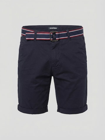 regular Pantaloni chino di KOROSHI in blu: frontale