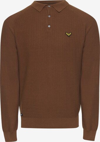 Threadbare Pullover 'Thorton' in Braun: predná strana