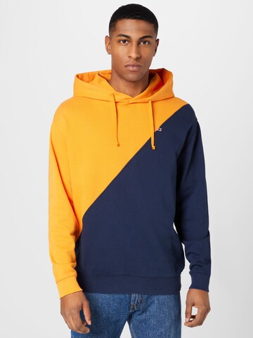 Tommy Jeans Sweatshirt in Blauw: voorkant