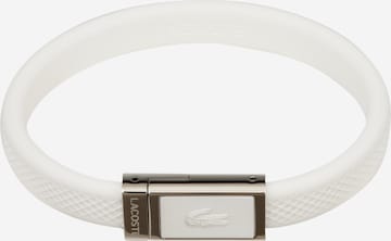 LACOSTE Armband in Wit: voorkant