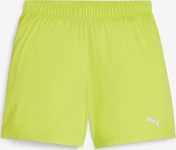 PUMA Regular Workout Pants in Green: front