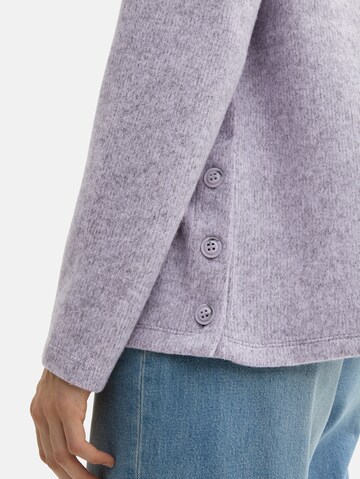TOM TAILOR Sweatshirt in Lila