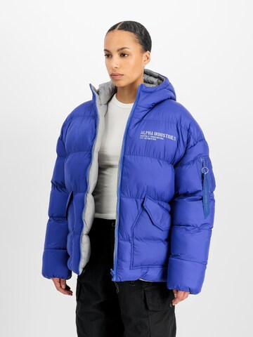 ALPHA INDUSTRIES Jacke in Blau: Vorderseite