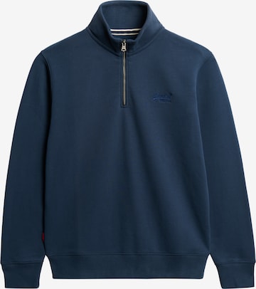 Felpa 'Essential' di Superdry in blu: frontale