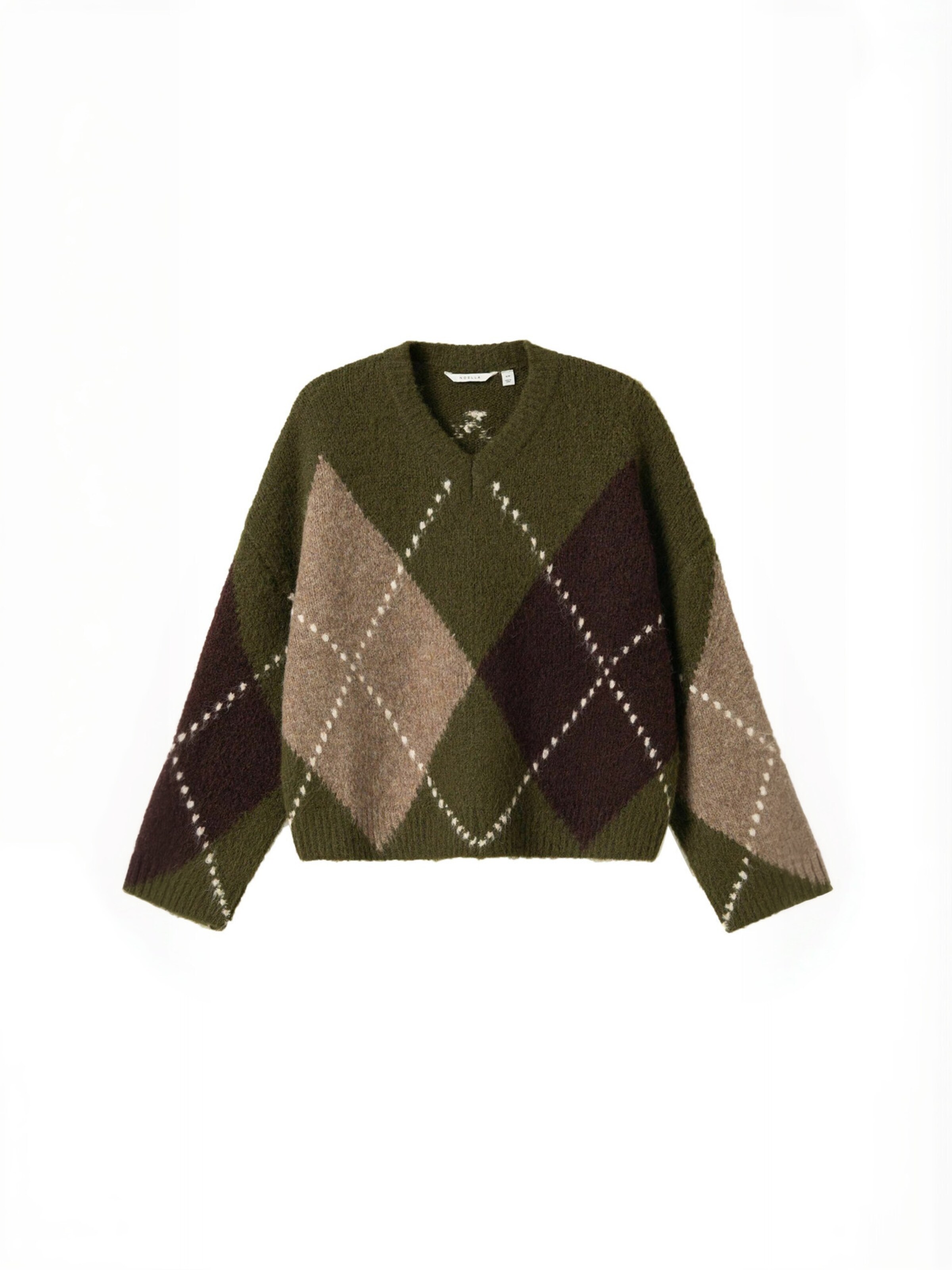 Pull-over ' Lai ' Noella en vert : devant