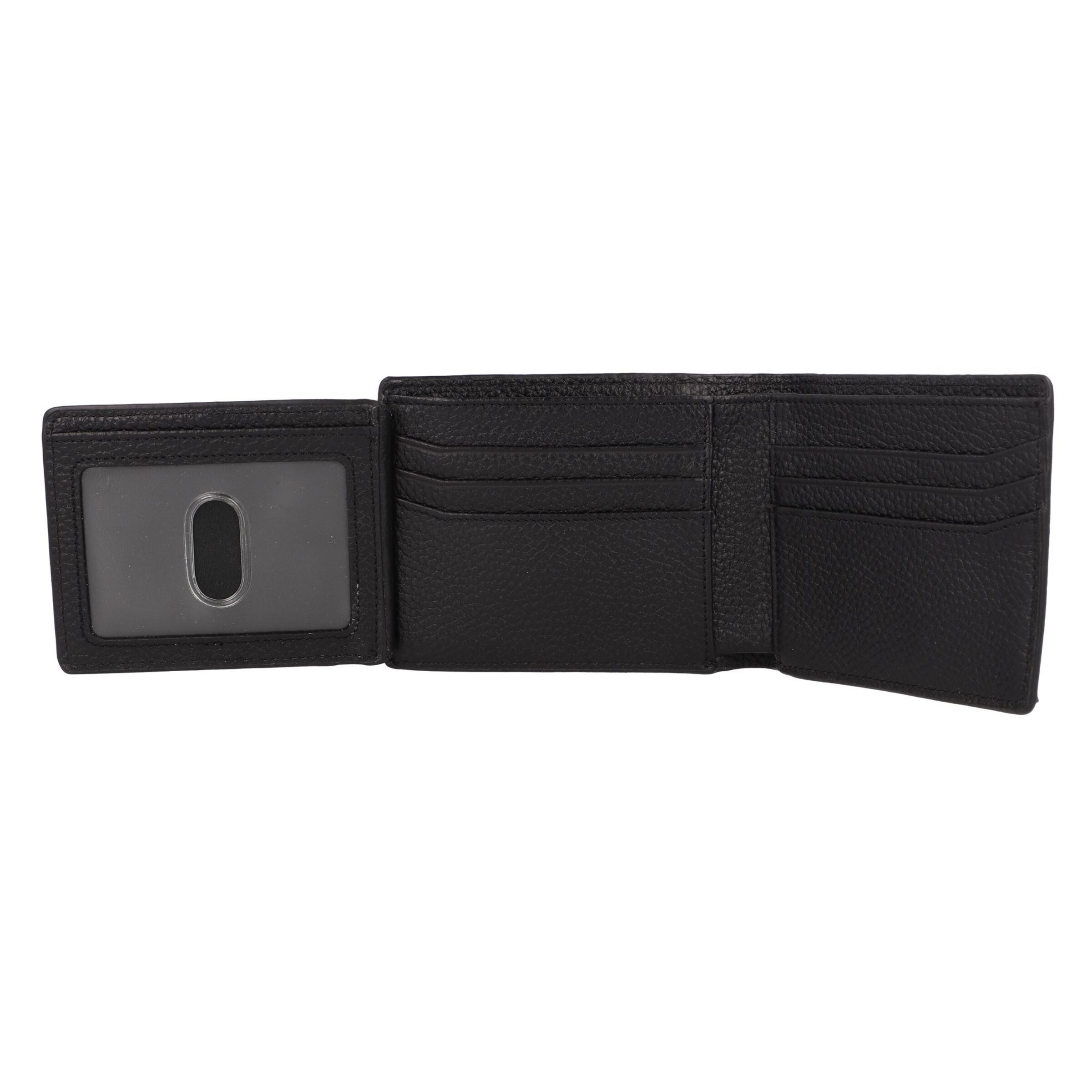 FOSSIL Portemonnaie 'Huntington ' in Schwarz