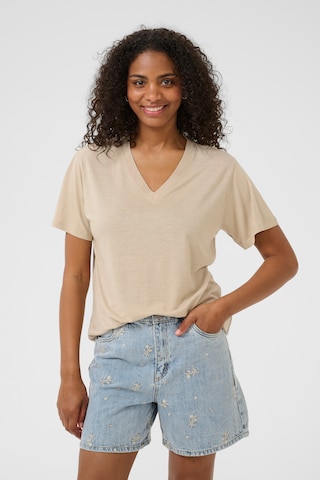 Kaffe - Camisa 'KAMaria' em bege: frente