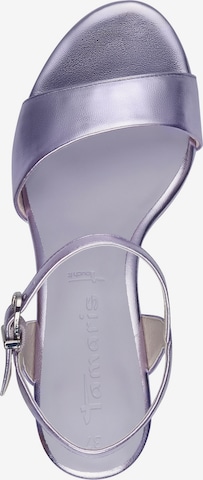 TAMARIS Strap sandal in Purple