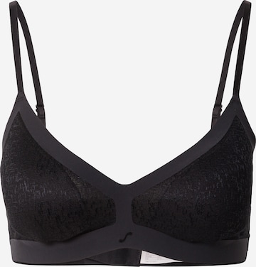 SLOGGI T-shirt Bra 'S by Superb' in Black: front