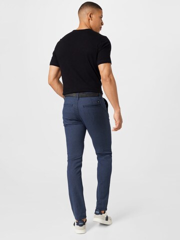 TOM TAILOR DENIM Regular Chinobukse i blå