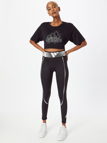 ADIDAS PERFORMANCE Skinny Sports trousers in Black