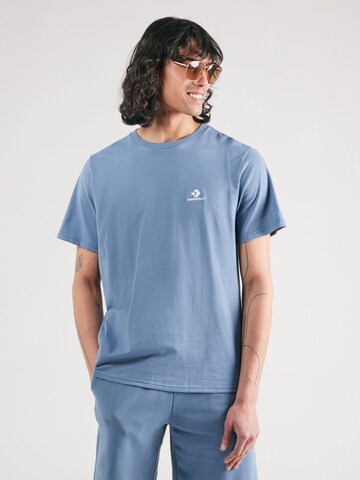 CONVERSE - Camiseta 'Star Chev' en azul: frente