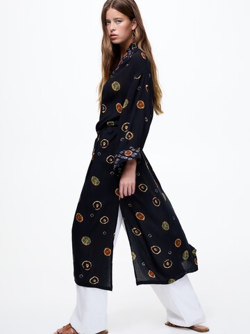 Pull&Bear Kimono in Schwarz