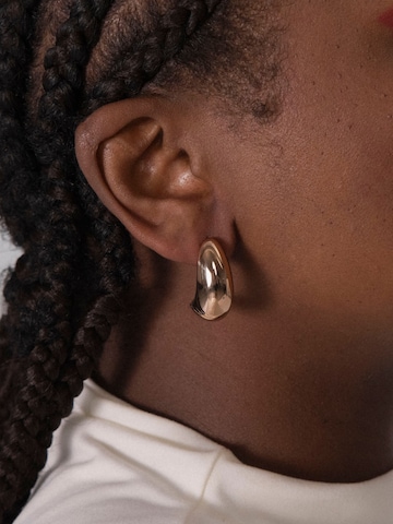 PURELEI Earrings 'Drop Big' in Gold: front