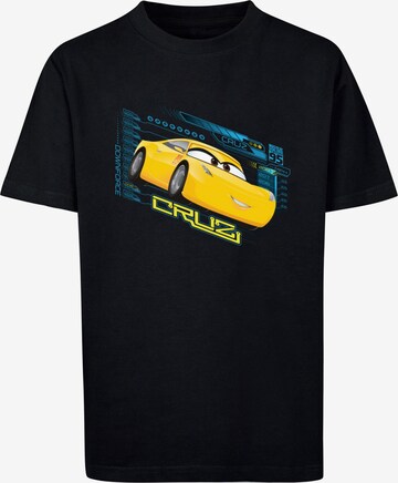 ABSOLUTE CULT Shirt 'Cars - Cruz Ramirez' in Black: front