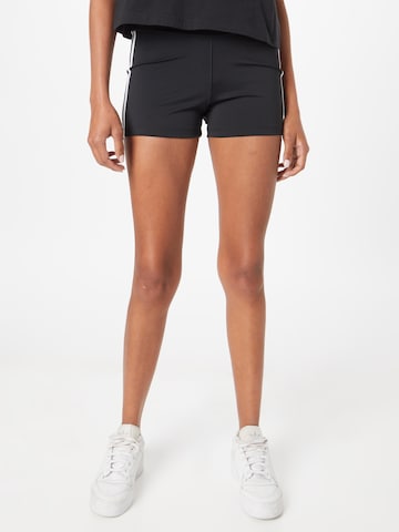 Skinny Leggings 'Adicolor Classics Traceable' de la ADIDAS ORIGINALS pe negru: față