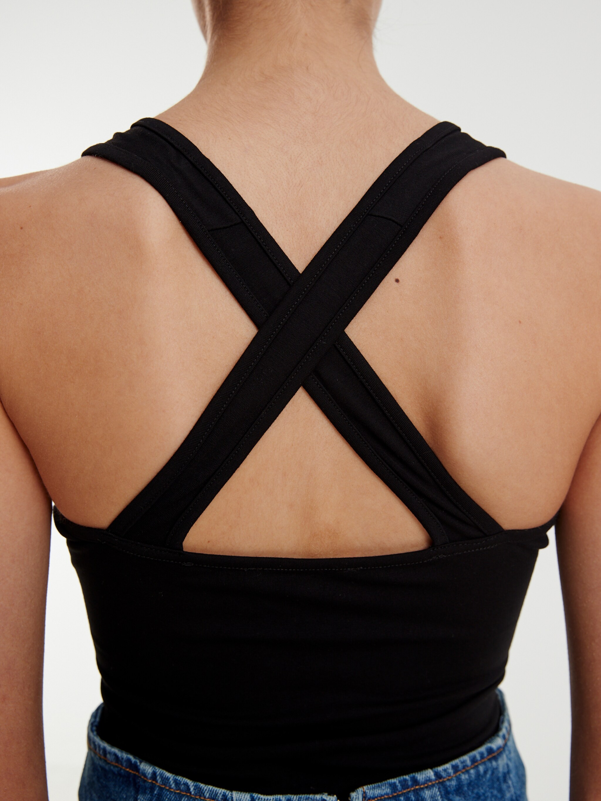 EDITED Produits Shirtbody 'Sita' noir