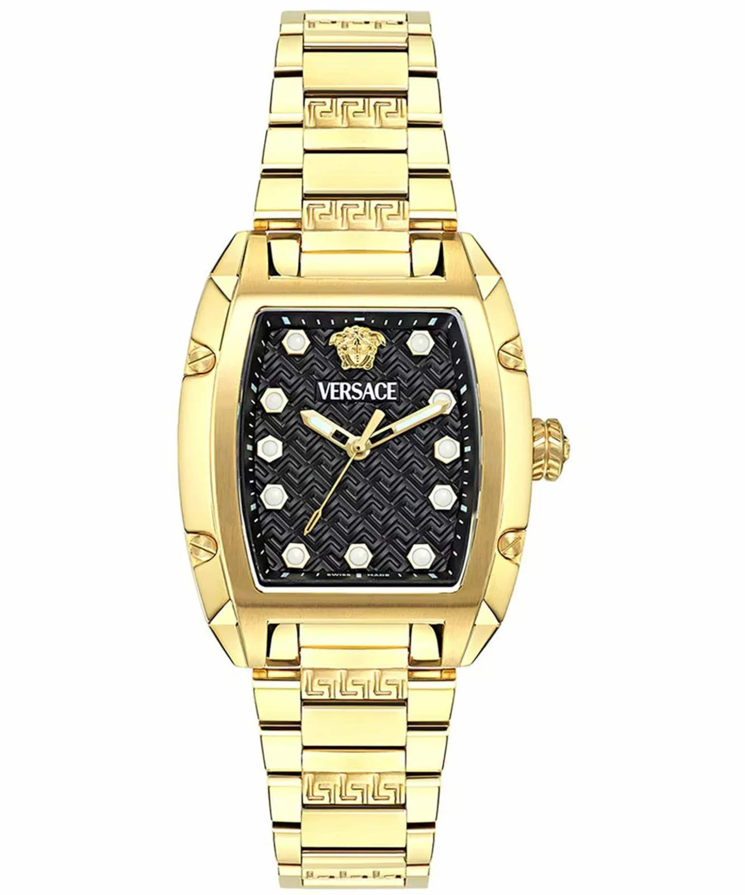 VERSACE Uhr 'Dominus' in Gold: Vorderseite