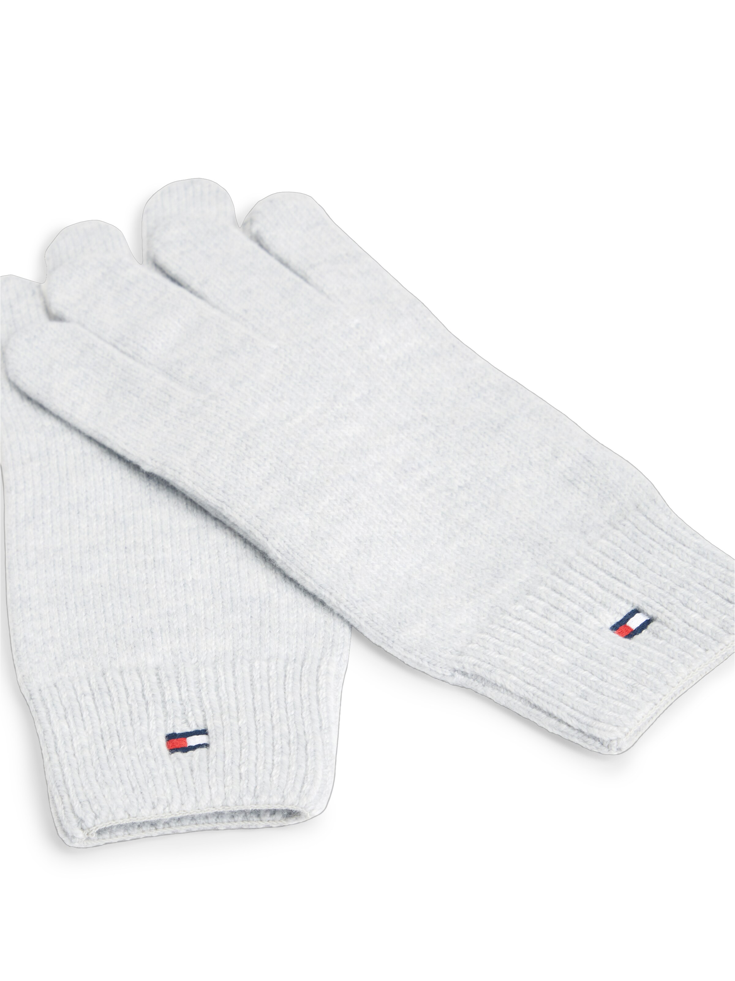Mănuşi cu degete de la TOMMY HILFIGER pe gri
