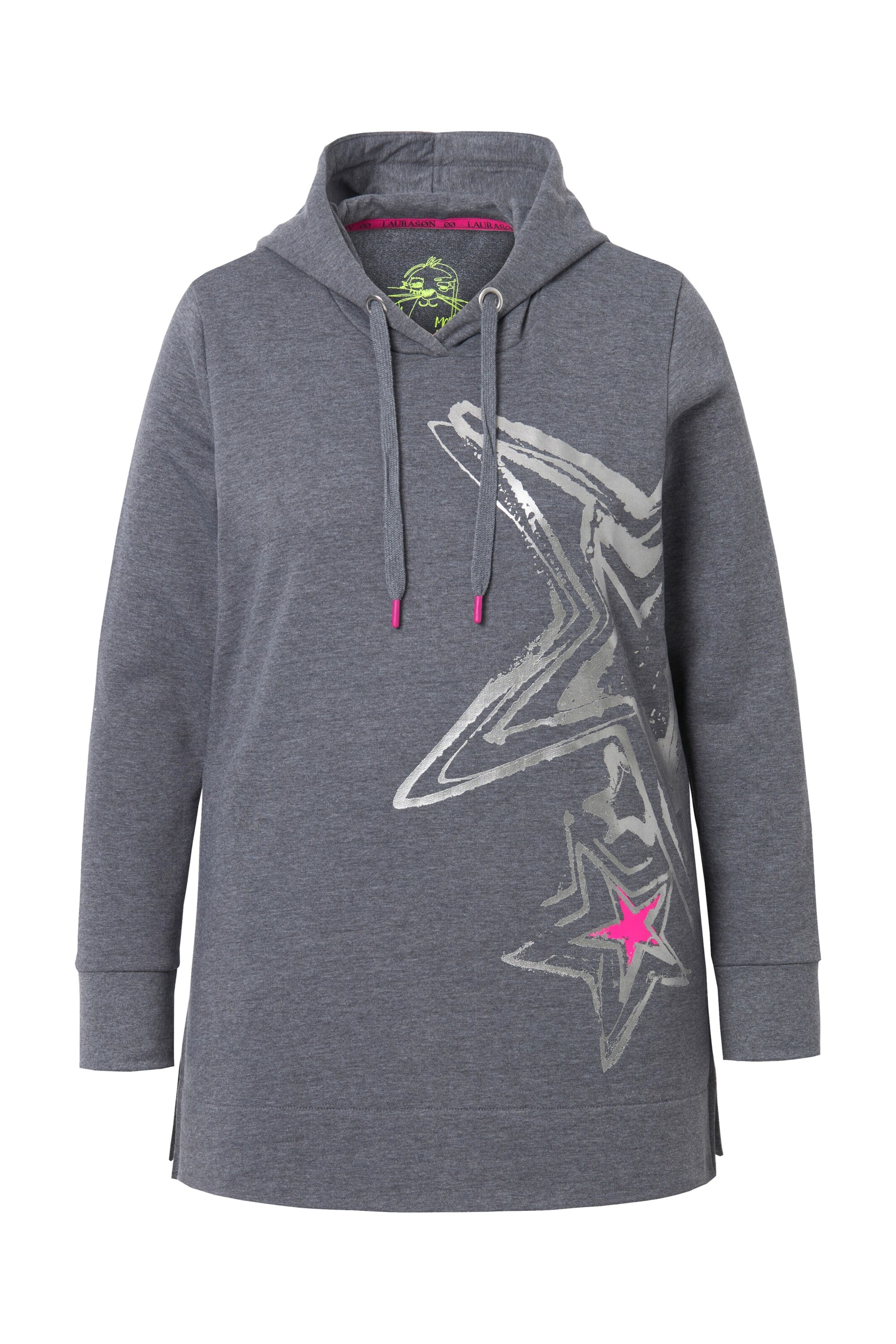 LAURASØN Sweatshirt in Grau: Vorderseite