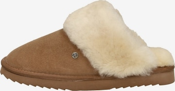 Warmbat Huisschoenen 'Flurry' in Bruin: voorkant