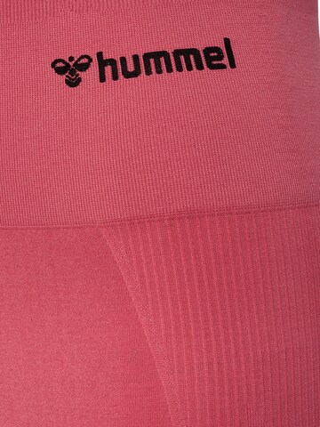 Hummel Skinny Sportbroek 'Tif' in Roze