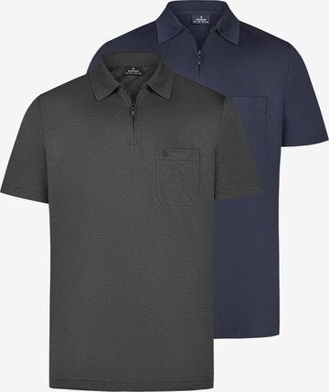 Ragman Shirt 'Basic' in Grey: front
