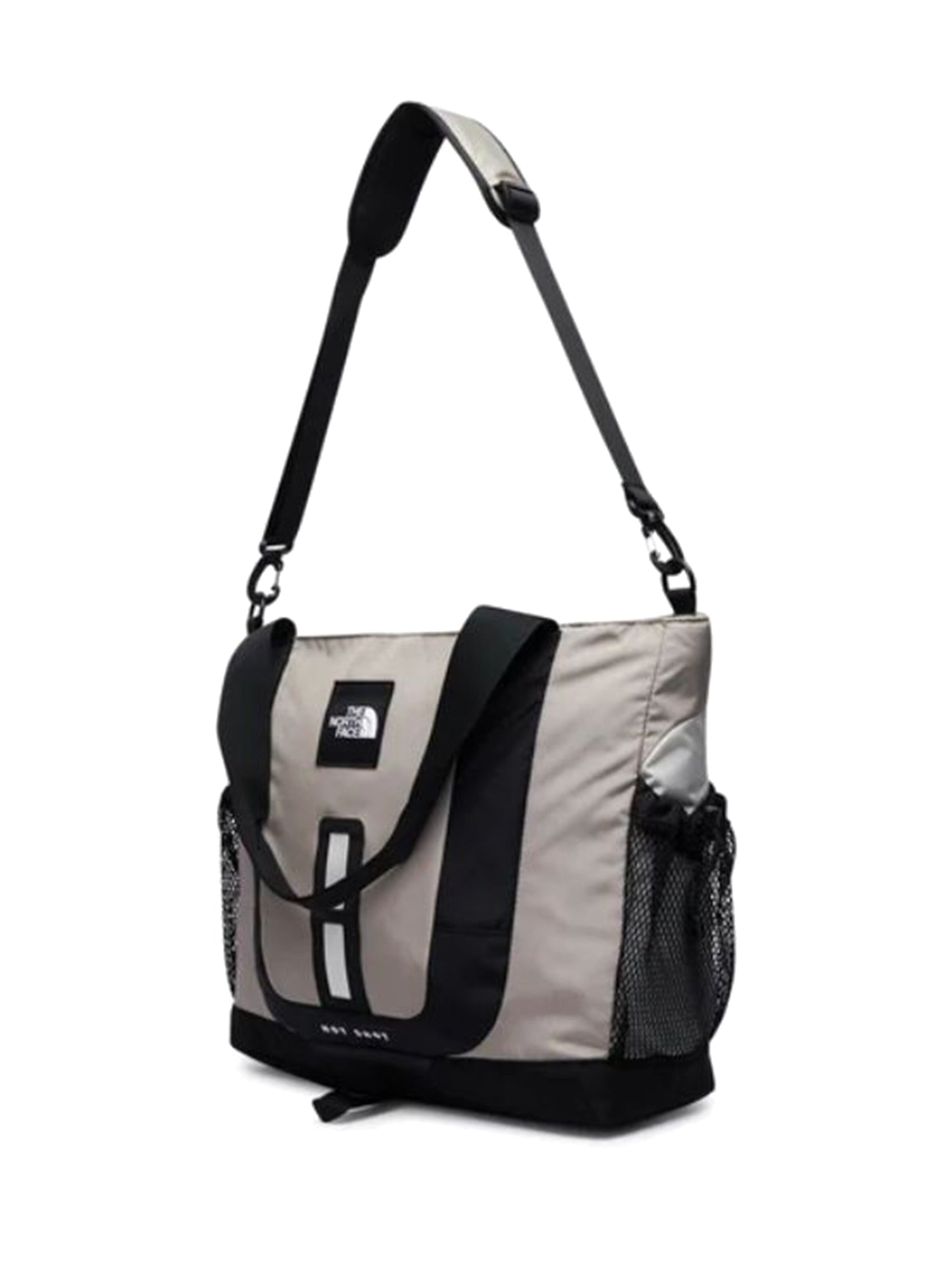 Sac de voyage 'HOT SHOT TOTE STONE SLAB / CUMULUS CLOUD' THE NORTH FACE en beige