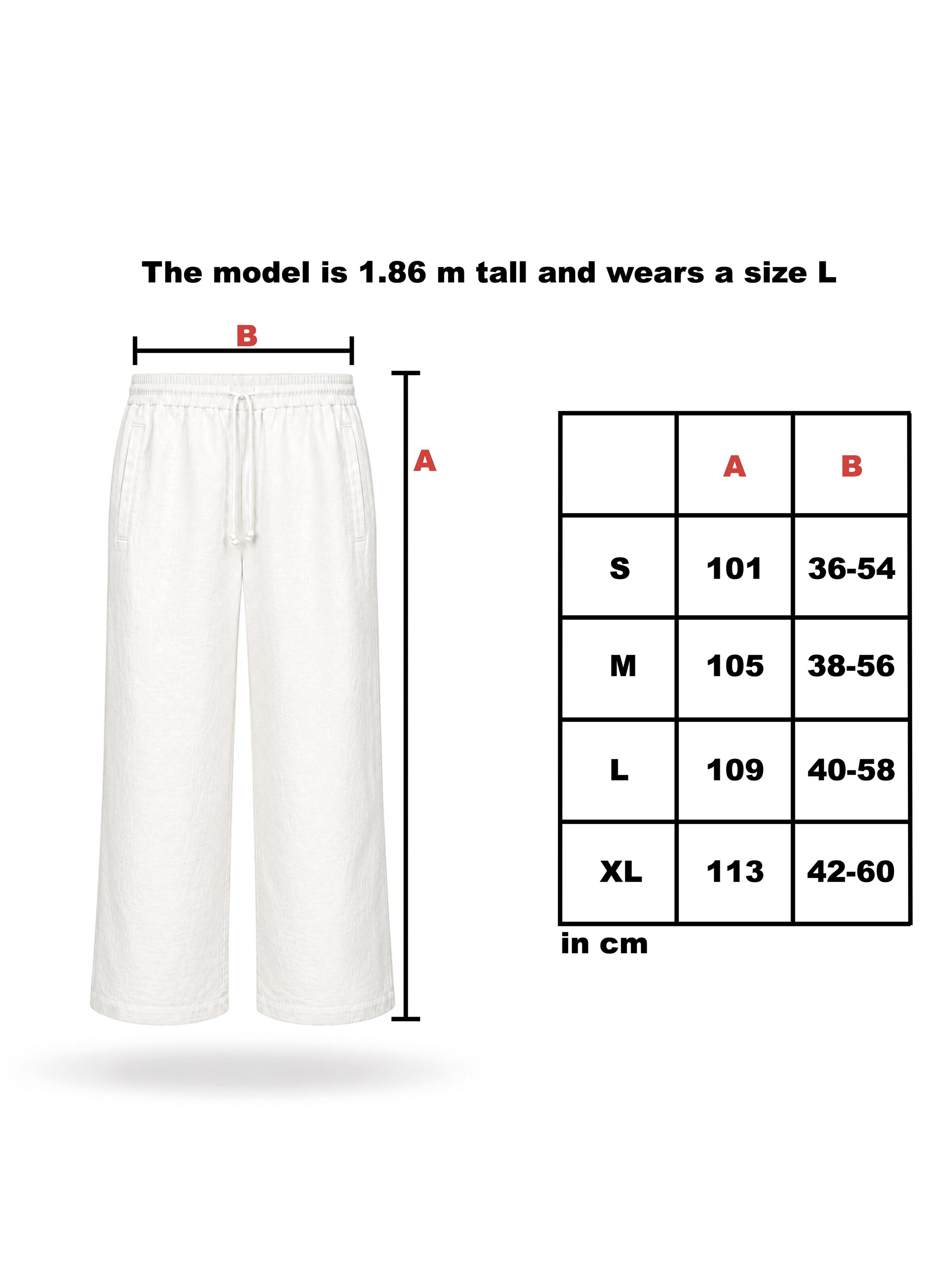 SHAMBLES Loosefit Hose‌ in Weiß