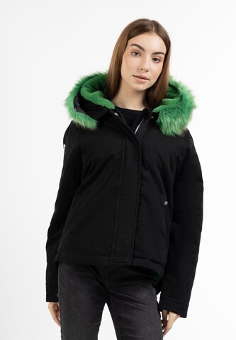 MYMO Winter jacket in Black: front