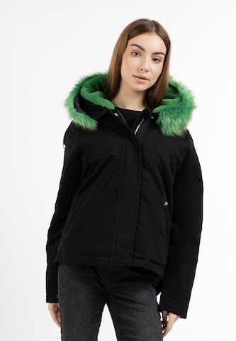 MYMO - Chaqueta de invierno en negro: frente