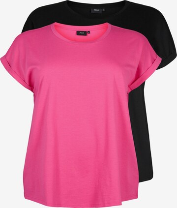 T-shirt 'KATJA' Zizzi en rose : devant