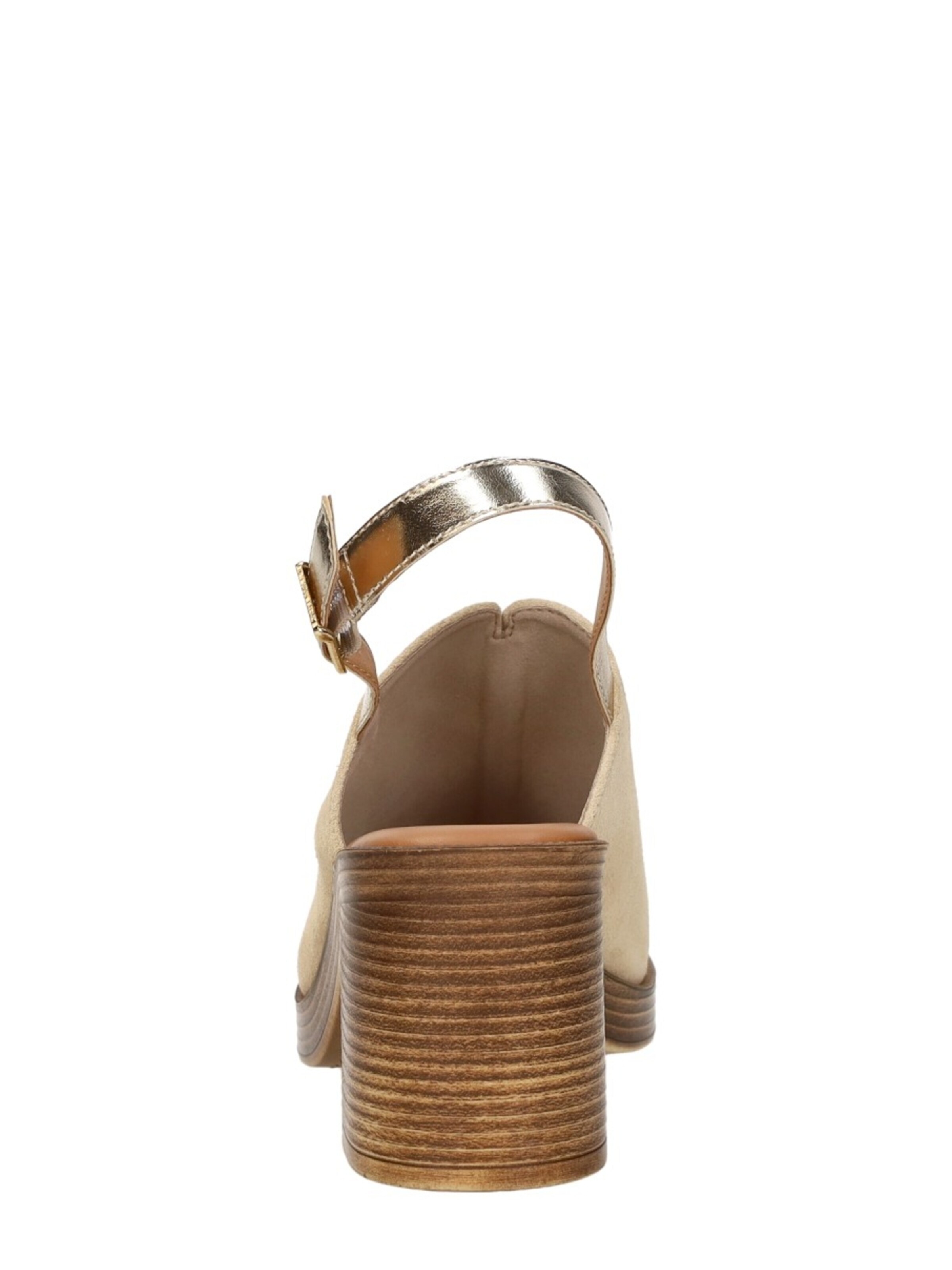Sandales à lanières 'Sandalen Hak' Tamaris en beige