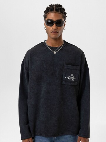 Dandalo - Sudadera 'Andriel' en negro: frente
