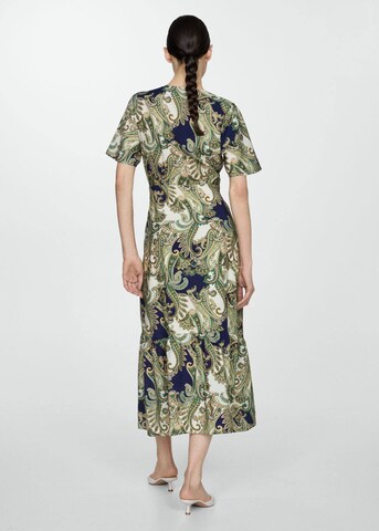 Rochie de vară de la MANGO pe albastru